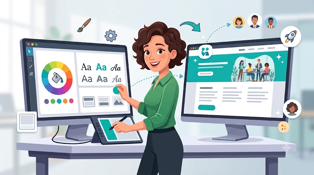 Your career page entirely in your own style