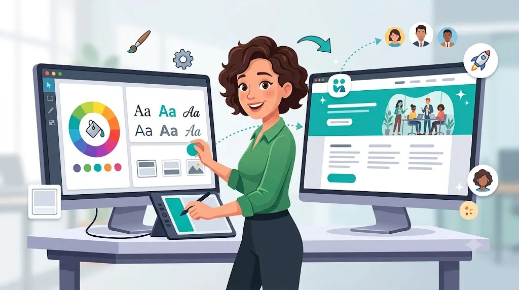 Your career page entirely in your own style