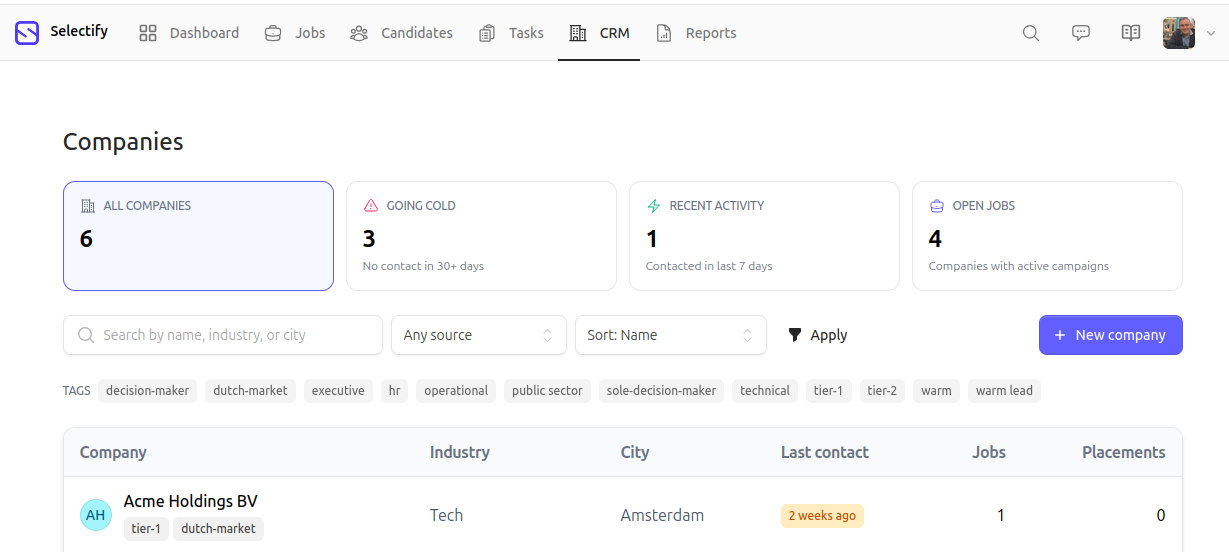 crm screenshot